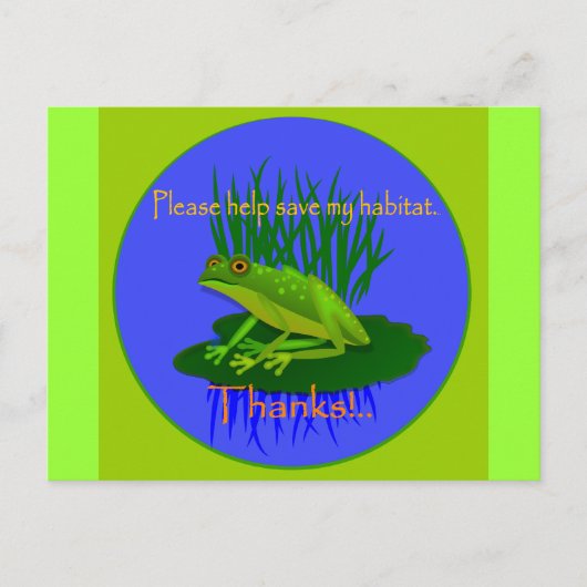Rett des Habitats Postkarte (Vorderseite)