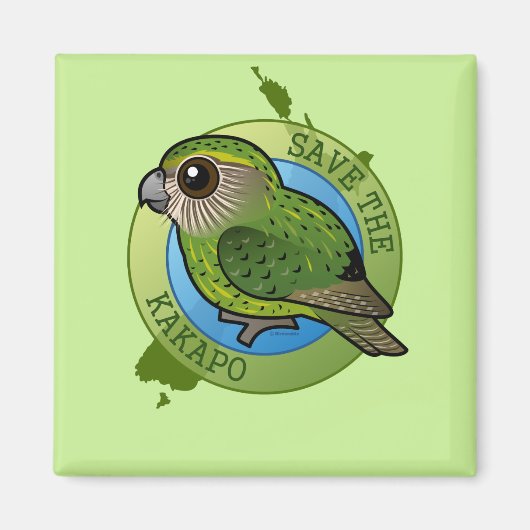 Rett des Kakapo Magnet (Vorne)