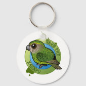 Rett des Kakapo Schlüsselanhänger (Vorderseite)