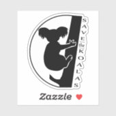 Rett des Koalas Aufkleber (Blatt)