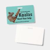 Rett des Koalas Ausweis (Front & Back)