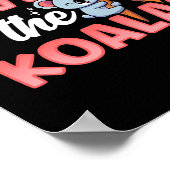 Rett des Koalas-Niedlichen Koala-Tierbeers Koala Poster (Ecke)