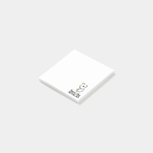 Rett des Koalas Post-it Klebezettel (angewinkelt)