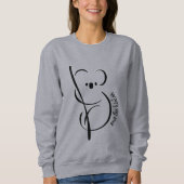 Rett des Koalas-Sweatshirt Sweatshirt (Vorderseite)