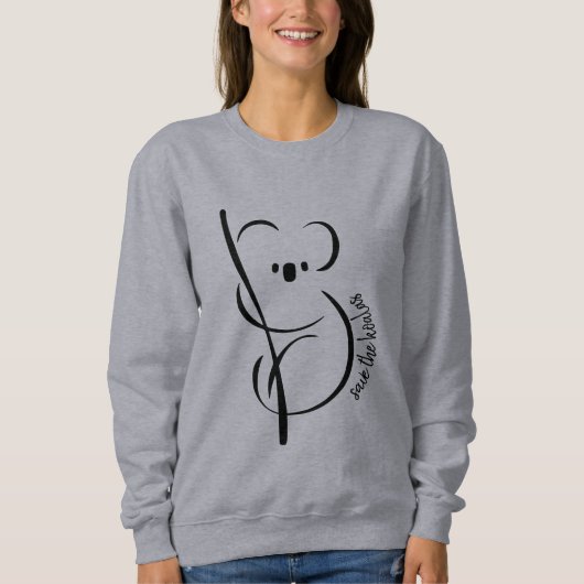 Rett des Koalas-Sweatshirt Sweatshirt (Vorderseite)