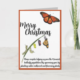 Rett des Monarchschmetterlings Dankeskarte