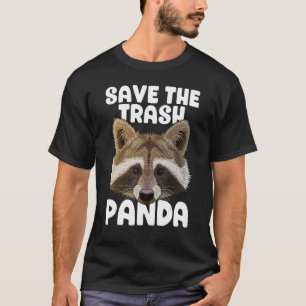 Rett des Mülleimer Panda Raccoon Süße Tier Meme Ki T-Shirt
