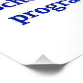 Rett des nationalen Schulessenprogramms Poster (Ecke)