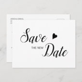 Rett des neuen Termins für den sozialen Wandel Ankündigungspostkarte (Vorne/Hinten)