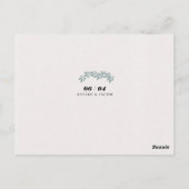 Rett des neuen Termins für verspätete Hochzeiten Postkarte (Rückseite)