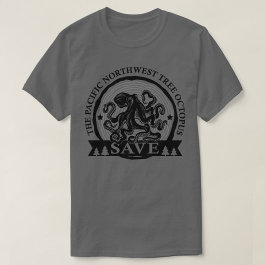 Rett des Nordwest-Pazifischen Baumkronus T-Shirt (Design vorne)