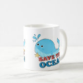 Rett des Ozeans Kaffeetasse (VorderseiteRechts)