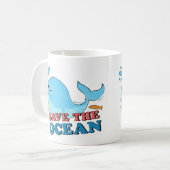 Rett des Ozeans Kaffeetasse (Vorderseite Links)