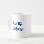 Rett des Regenwaldes Kaffeetasse (Vorderseite Links)