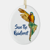 Rett des Regenwaldes Keramik Ornament (Rechts)