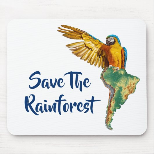Rett des Regenwaldes Mousepad (Vorne)