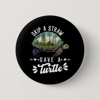 Rett des Schildkrötenschutzozeans Button