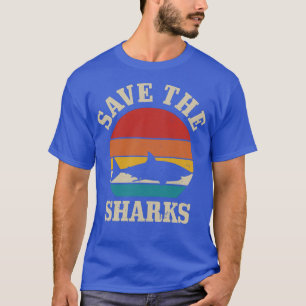 Rett des Schutzes der Vintagen Haifische durch die T-Shirt