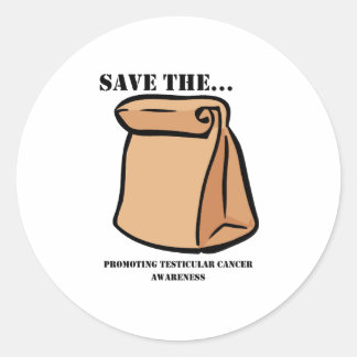 Rett des Schwanzes Runder Aufkleber