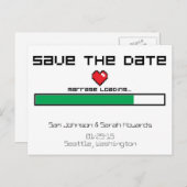 Rett des Spiels - Videospielstil Ankündigungspostkarte (Vorne/Hinten)