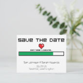 Rett des Spiels - Videospielstil Ankündigungspostkarte (Stehend Vorderseite)