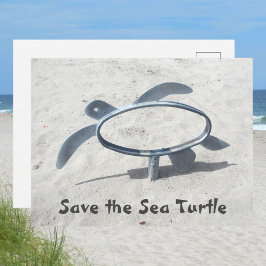 Rett des Tages der Meeresschildkröte Postkarte