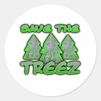 Rett des Treez Runder Aufkleber