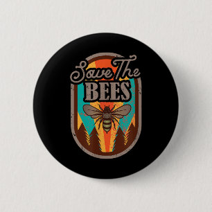 Rett des Umweltschutzes für Bienen _ Button