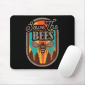 Rett des Umweltschutzes für Bienen _ Mousepad (Mit Mouse)