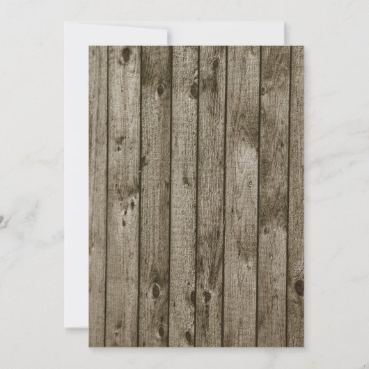 Rett des Waldes am neuen Datum Save The Date (Rückseite)