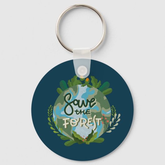 Rett des Waldes Schlüsselanhänger (Vorderseite)