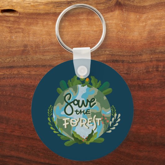 Rett des Waldes Schlüsselanhänger (Vorderseite)