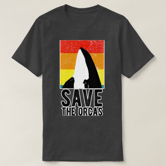 Rett des Whale Sea Panda Orcas Killer 1 T-Shirt (Design vorne)