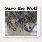 Rett des Wolfs Mousepad (Vorne)