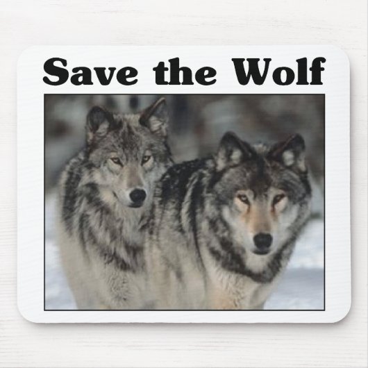 Rett des Wolfs Mousepad (Vorne)