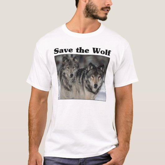 Rett des Wolfs T-Shirt (Vorderseite)