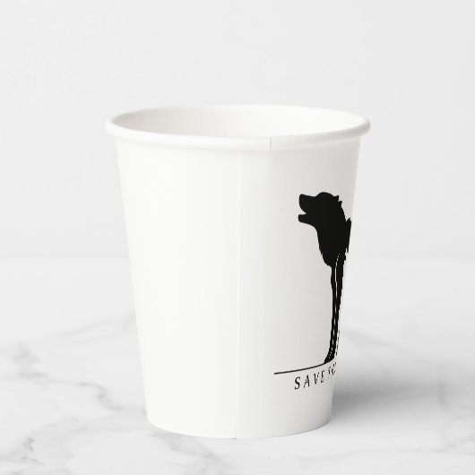 Rett des Wolves Paper Cup Pappbecher (Rechts)