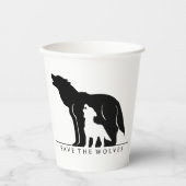 Rett des Wolves Paper Cup Pappbecher (Vorderseite)