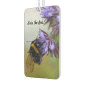 "Rett die Bienen!" Car Air Freshener Autolufterfrischer (Links)