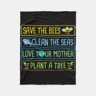 Rett die Bienen die Liebe des Meeres reinigen dein Fleecedecke