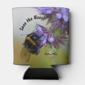 "Rett die Bienen!" Dosenkühler (Rückseite)