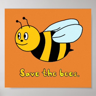 "Rett die Bienen" Poster