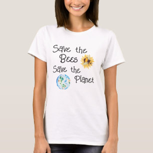 Rett die Bienen retten den Planeten-T - Shirt