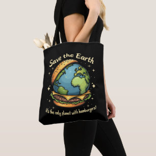Rett die Erde - es ist der einzige Planet mit Hamb Tasche