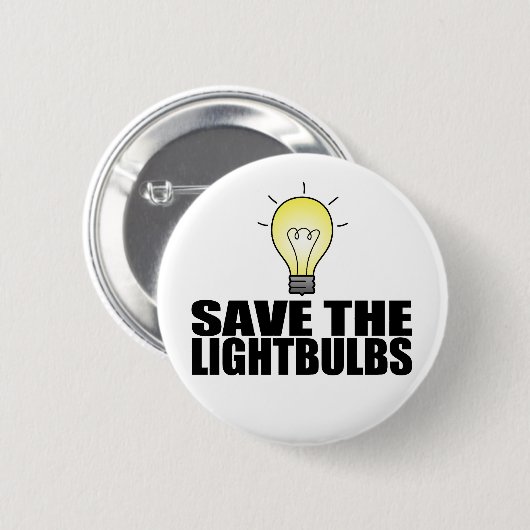 Rett die Glühbirnen! Button (Vorne & Hinten)