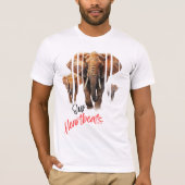 Rett die Herde, Rett die Erde T-Shirt (Vorderseite)