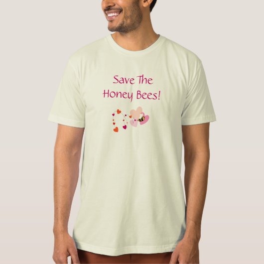 Rett die Honigbienen! T-Shirt (Vorderseite)