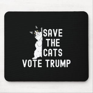 Rett die Katzen wählen Trump lustigen politischen Mousepad