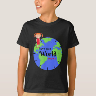 Rett die kleinen Mädchenkämpfe für die Umwelt T-Shirt