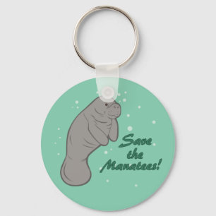 Rett die Manatees! Schlüsselanhänger